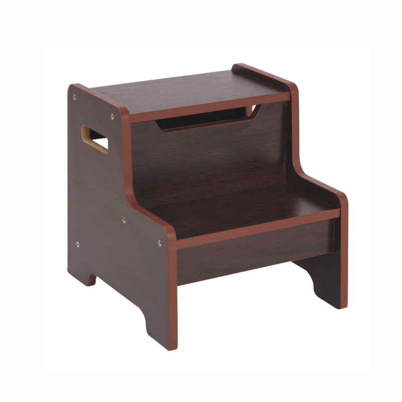 Guidecraft Expressions Step Stool Espresso Kids' Step Stools Online Kid Stuff Station