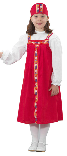 The Children's Factory Russian Girl Costume - Girls' Costumes Online 