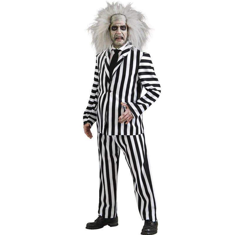 Beetlejuice Deluxe Adult Costume - Standard One-Size - Men ...