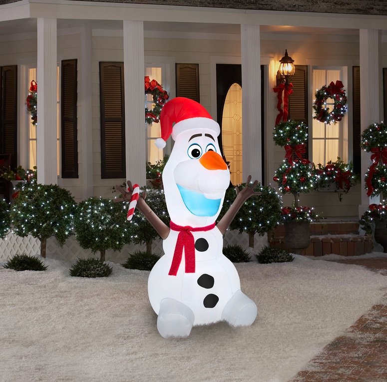 Large Frozen Olaf Outdoor Airblown Decoration  Christmas Decorations