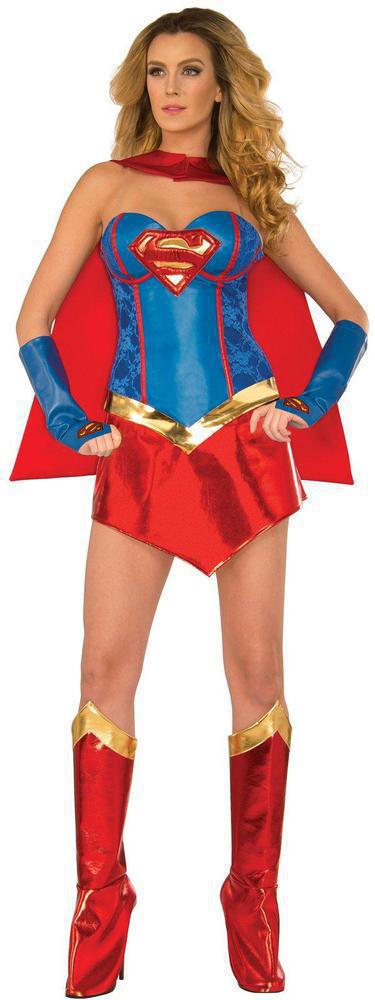 Supergirl Supreme Womens Costume Large Redblue Large Everyday
