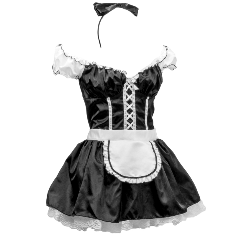 French Maid Adult Costume, L