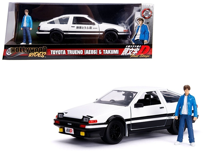 TOYOTA TRUENO AE86 WHITE /"INITIAL D FIRST STAGE/" TV SERIES 1//32 BY JADA 99801