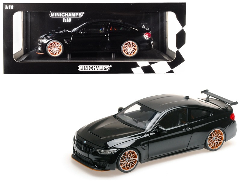 2016 BMW M4 GTS Metallic Black with Carbon Top and Orange Wheels Limited Edition to 402 pieces ...