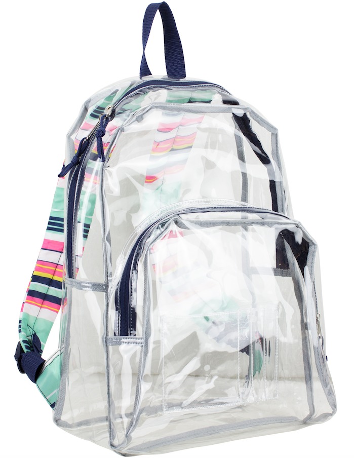 aesthetic clear backpack