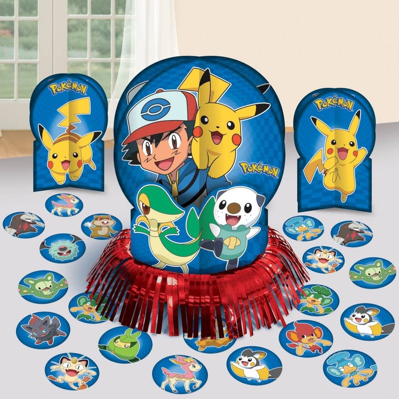 Pokemon Birthday Table Decorating Kit - Party Centerpieces Online | Kid