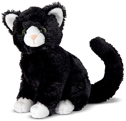 black cat stuffed animal