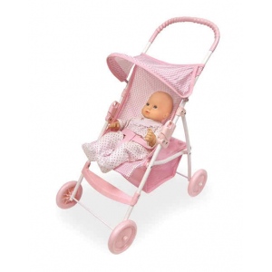 badger basket triple doll stroller